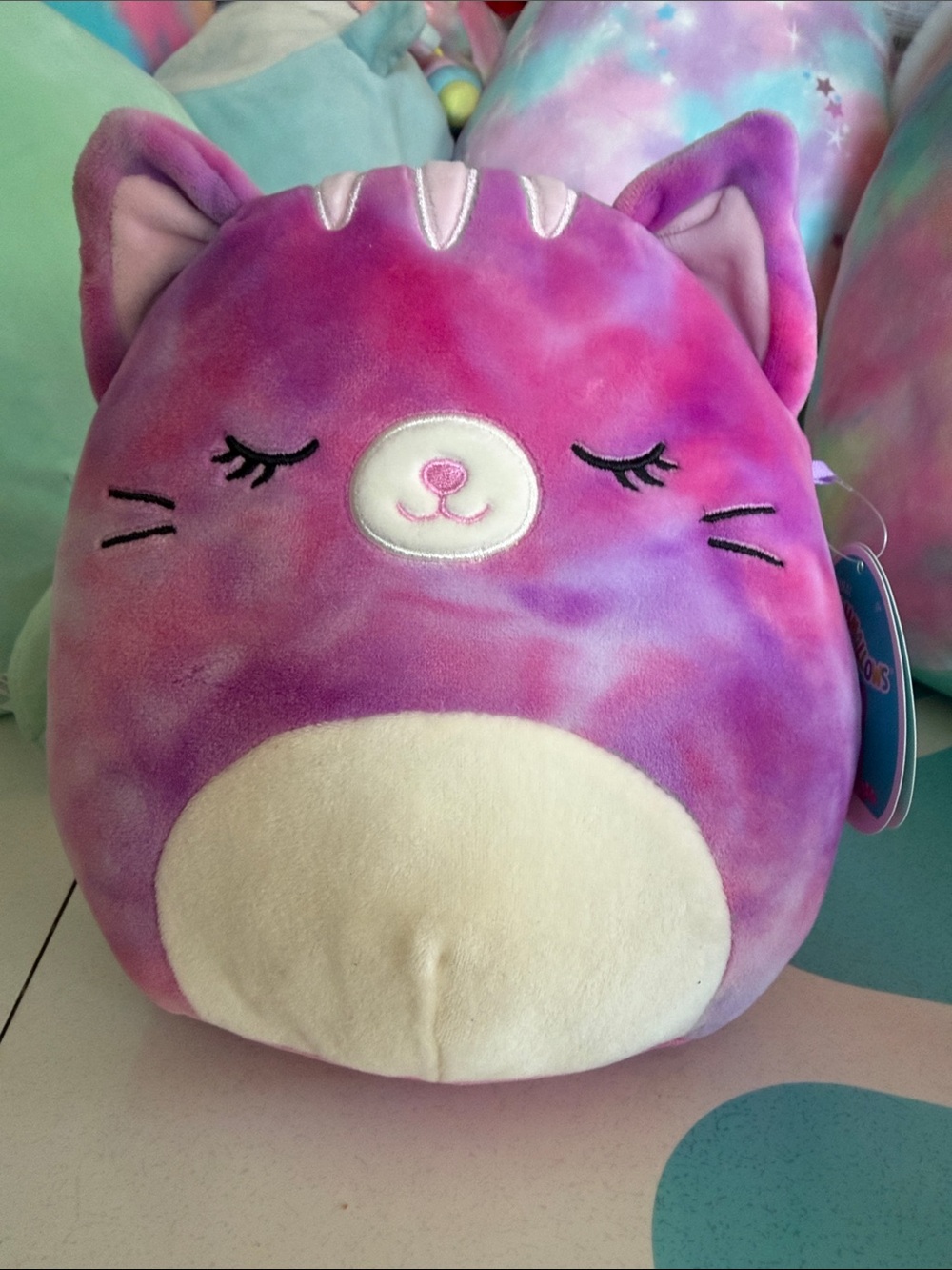 Caeli the Cat Squishmallow 8” - Sleeping Eyes - NWT